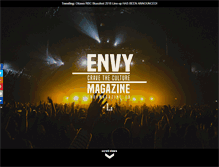 Tablet Screenshot of envymagazine.ca